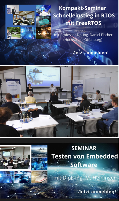 Seminare RTOS und Testen Embedded Software