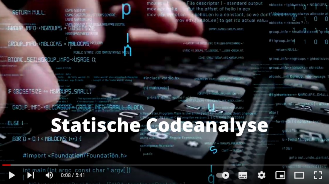 Neues Video: Grundzüge und Vorteile der Statischen Codeanalyse