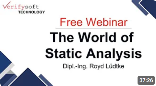 The World of Static Analysis