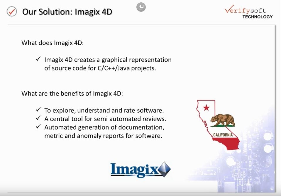 Live Demo (partial) of Imagix4D for Reverse Engineering and Refactoring